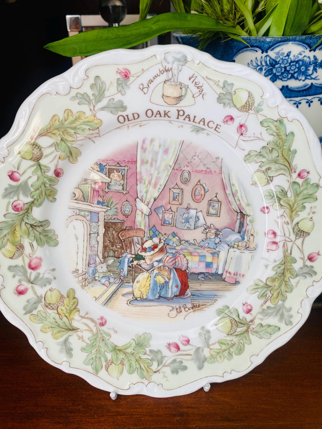 ロイヤルドルトンブランブリーヘッジOLD OAK PALACEプレート ロイヤルドルトン ブランブリーヘッジ オールドオーク パレス プレート