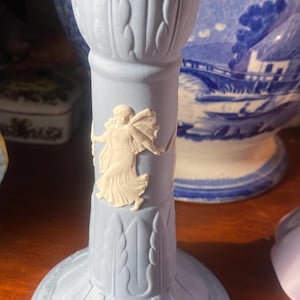 Elegant Wedgwood Jasperware Candle Stick Holder