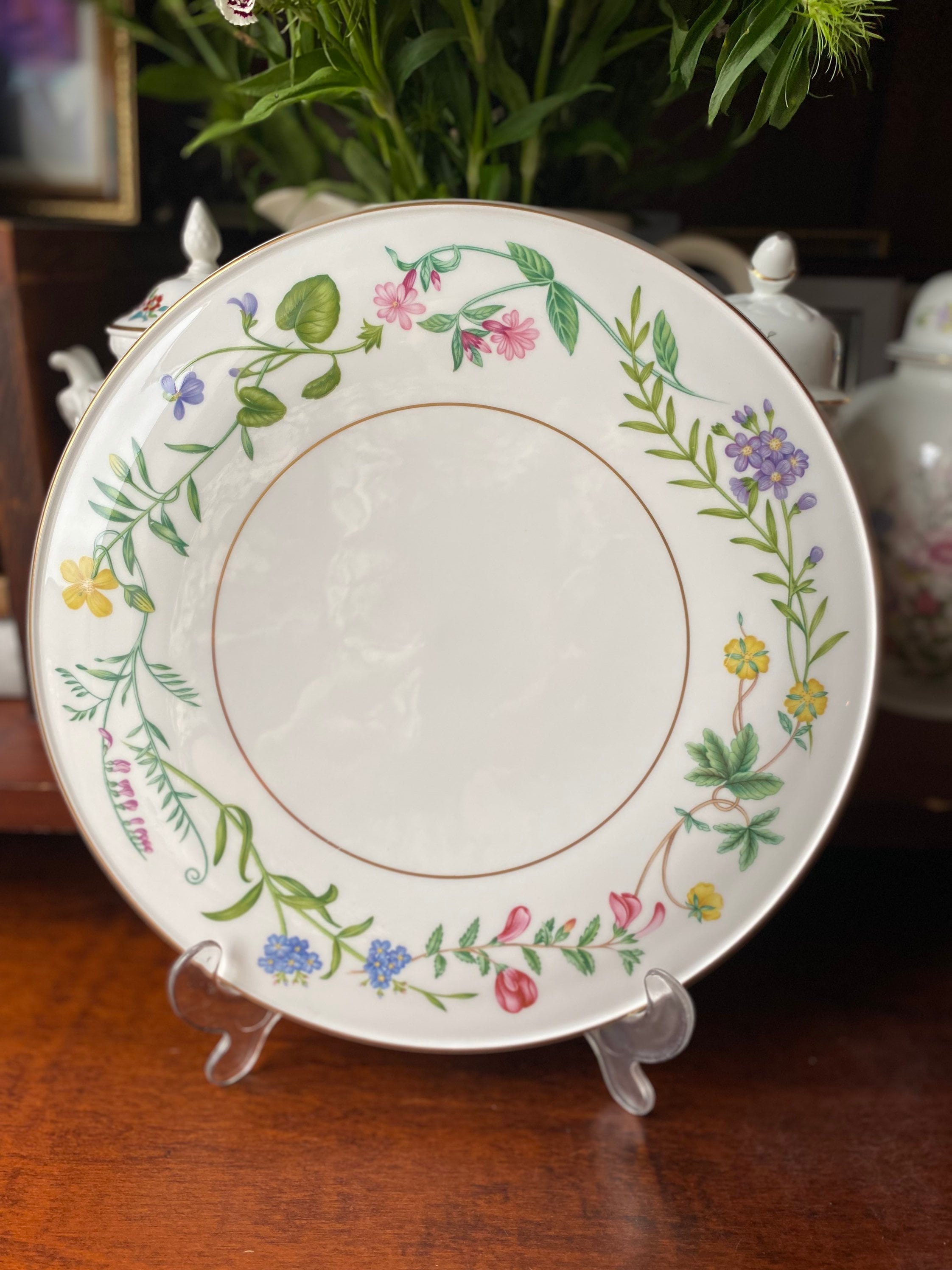 Striking Vintage Royal Worcester Arcadia Cake Plate