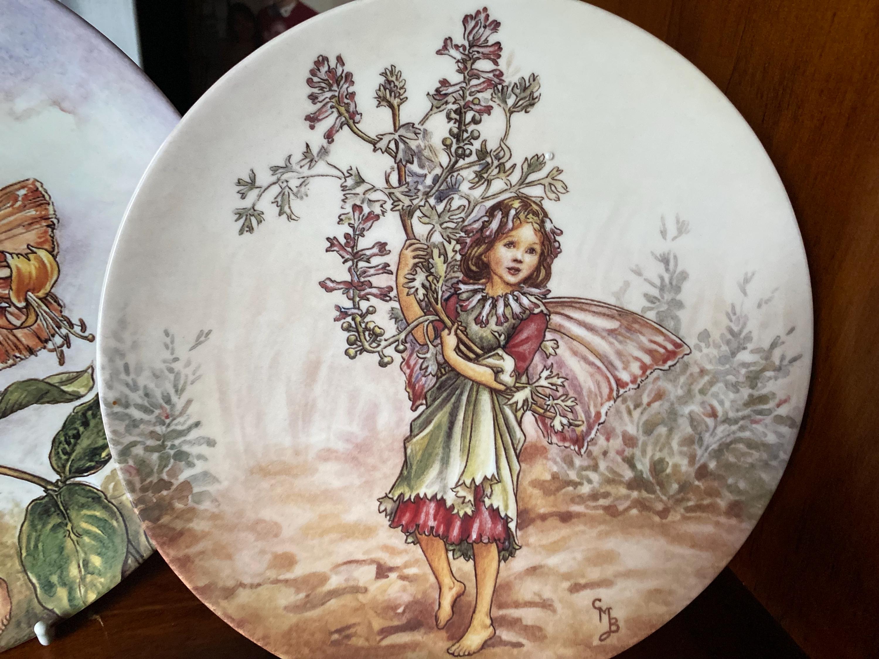 Scintillating The Fumitory Fairy Cicely Mary Barker Plate