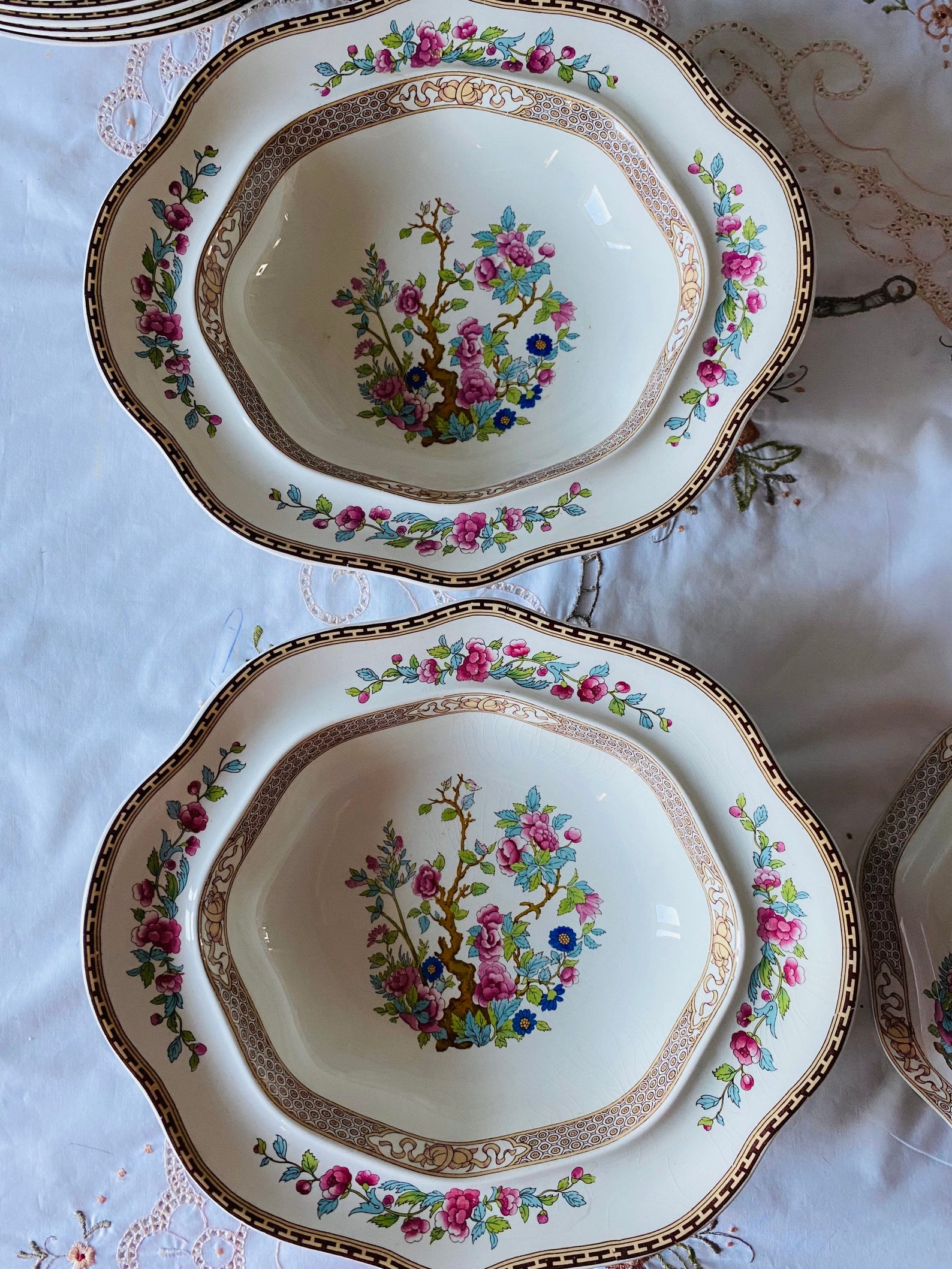 Majestic Vintage Johnson Brothers Indian Tree Serving Dish Etsy UK