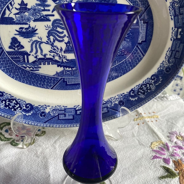 Cobalt Blue Vase Etsy UK