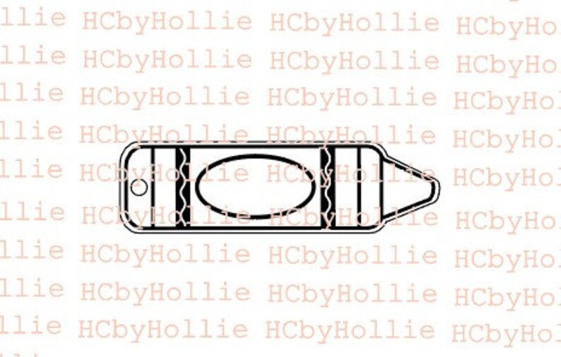 Pu&ograve; includere: Contorno in bianco e nero di un pastello con un corpo rettangolare arrotondato e una punta appuntita. Il pastello ha un piccolo cerchio sul lato e una linea ondulata in alto.