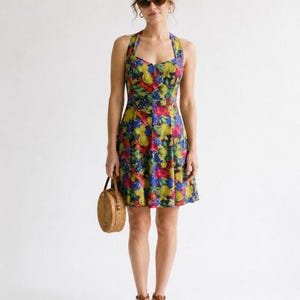 Fit Flare Dress 1990s Small