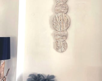 Driftwood wall decor,organic coastal interior decoration