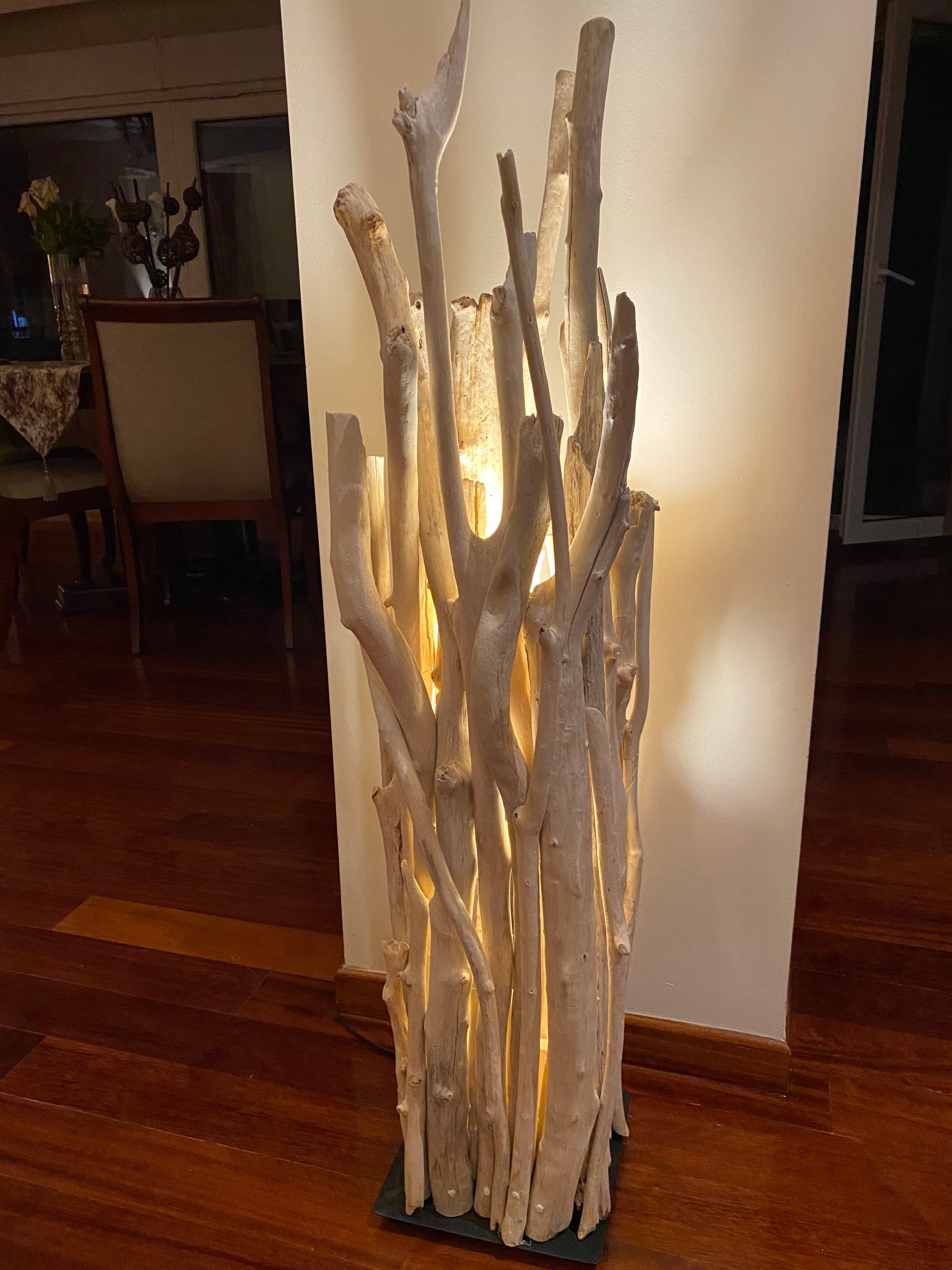 Driftwood standard lamp deals