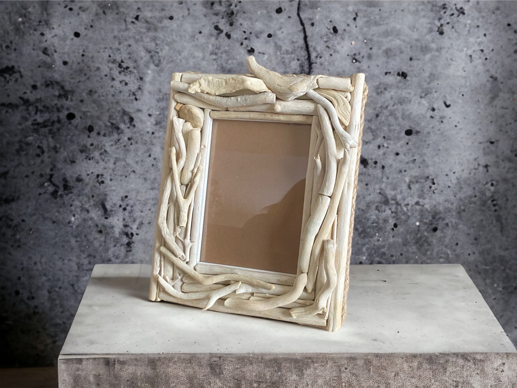 4×6-inch 2-14 Opening Driftwood Picture Frame