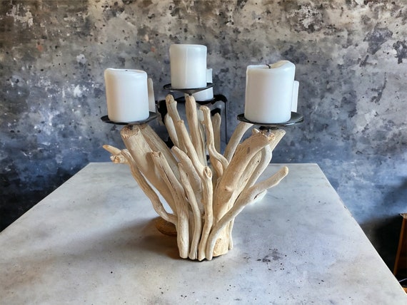 Driftwood candelabra outlet