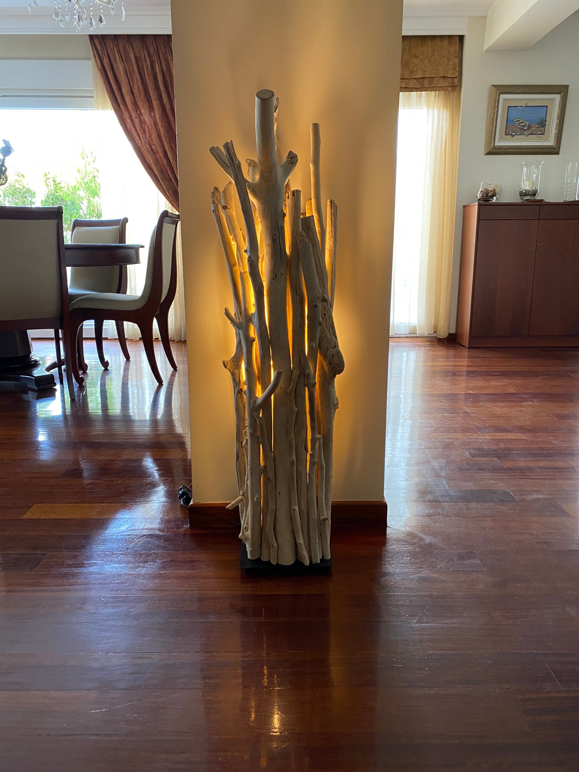 Driftwood lamps 2024 coastal lighting
