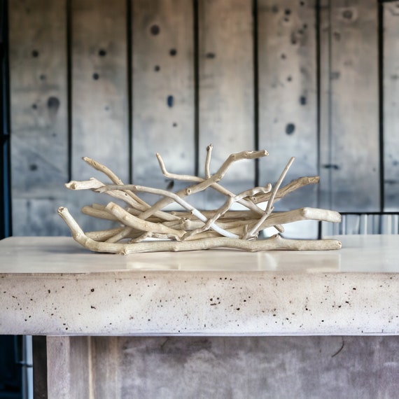 Driftwood Sculpture,coastal Centerpiece,fireplace Insert, - Etsy