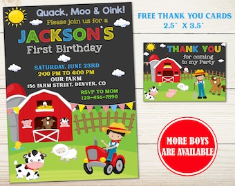 farm invitations etsy