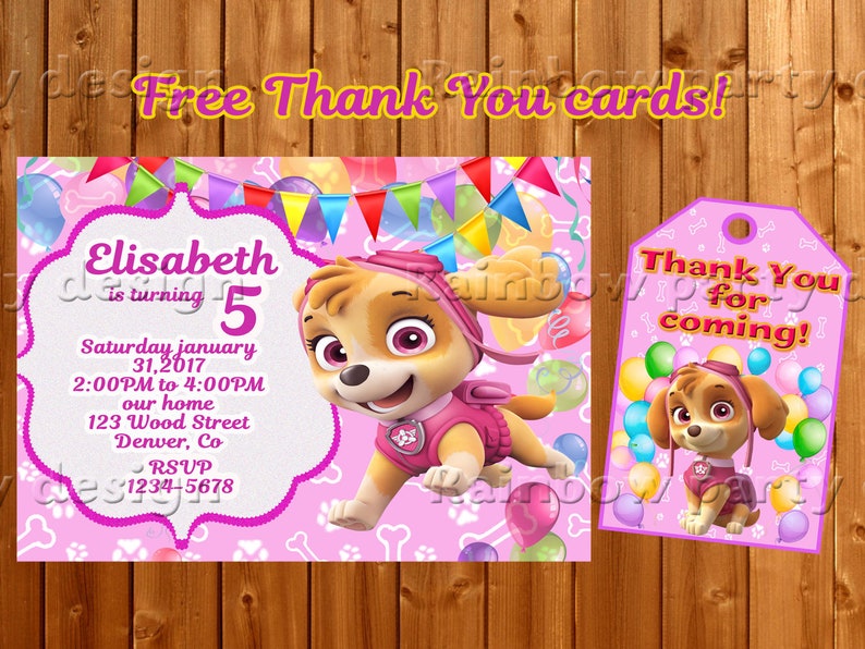 Fetes Occasions Speciales Personnalise Paw Patrol Invitations Fete D Anniversaire Invite Fille Garcon Rose Bleu Cartes De Voeux Papeterie Fetes Occasions Speciales Personnalise Paw Patrol Invitations Fete D Anniversaire Invite Fille Garcon Rose Bleu Cartes De Voeux Papeterie