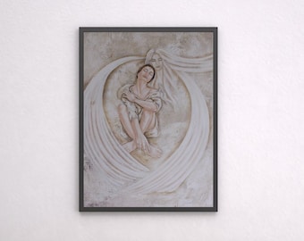Guardian Angel, Angel, Canvas Print