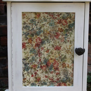 Apothecary cabinet flowers wall cabinet unique upcycling