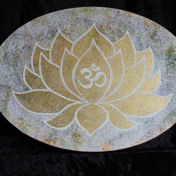 OM AUM Lotus Meditation Yoga Spiritualität Mandala Energiebild Schutz Heilung Mantra Energiebilder Kraftbilder