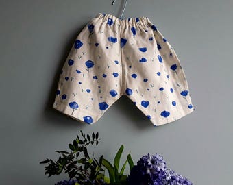 PANTS "SCAF" printed floral - fabric Nani IRO sent in a linen bag