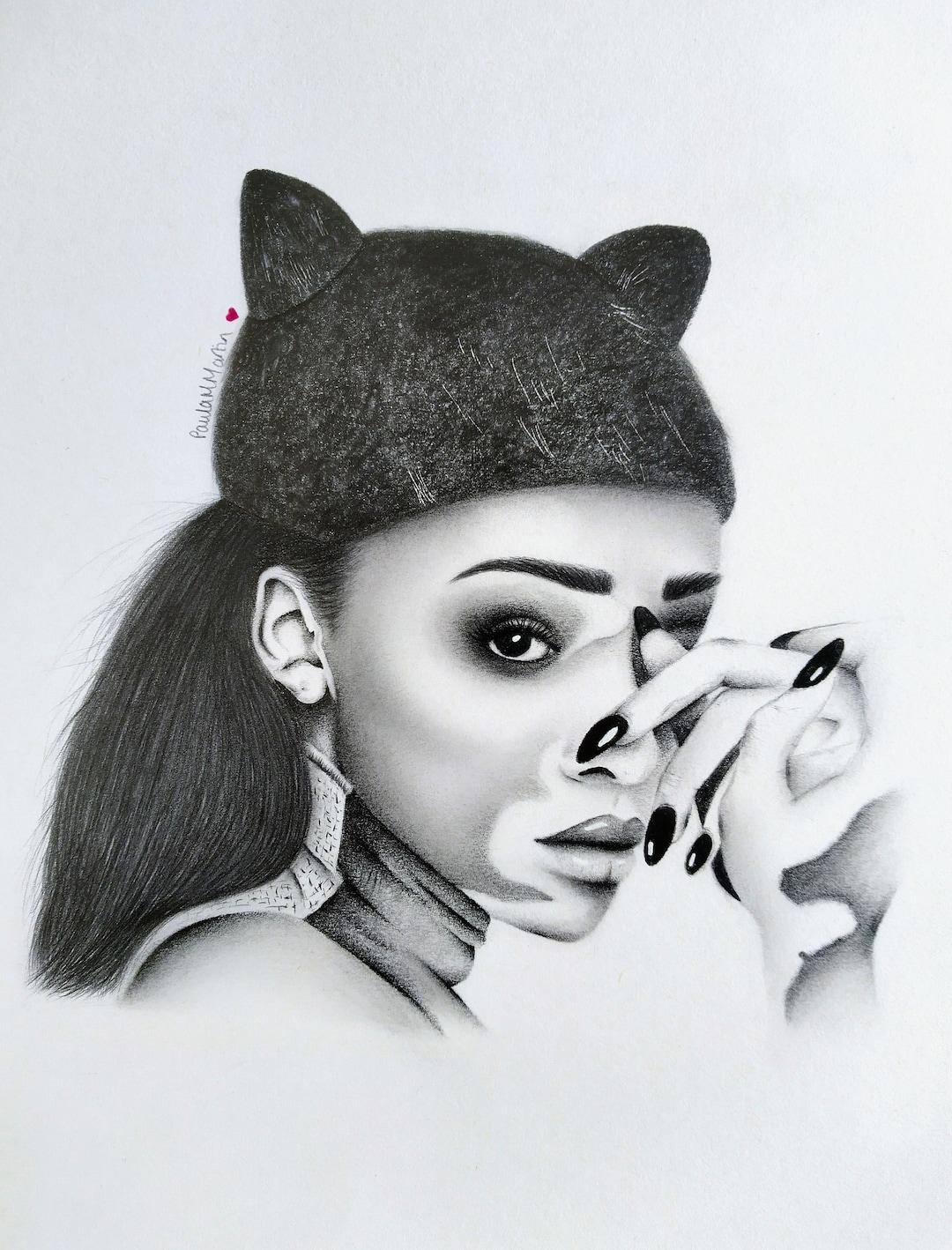 Winnie Harlow art Print signed model vitiligo portraits texture Etsy winnie-harlow-art-print-signed-model-vitiligo-portraits-texture-etsy