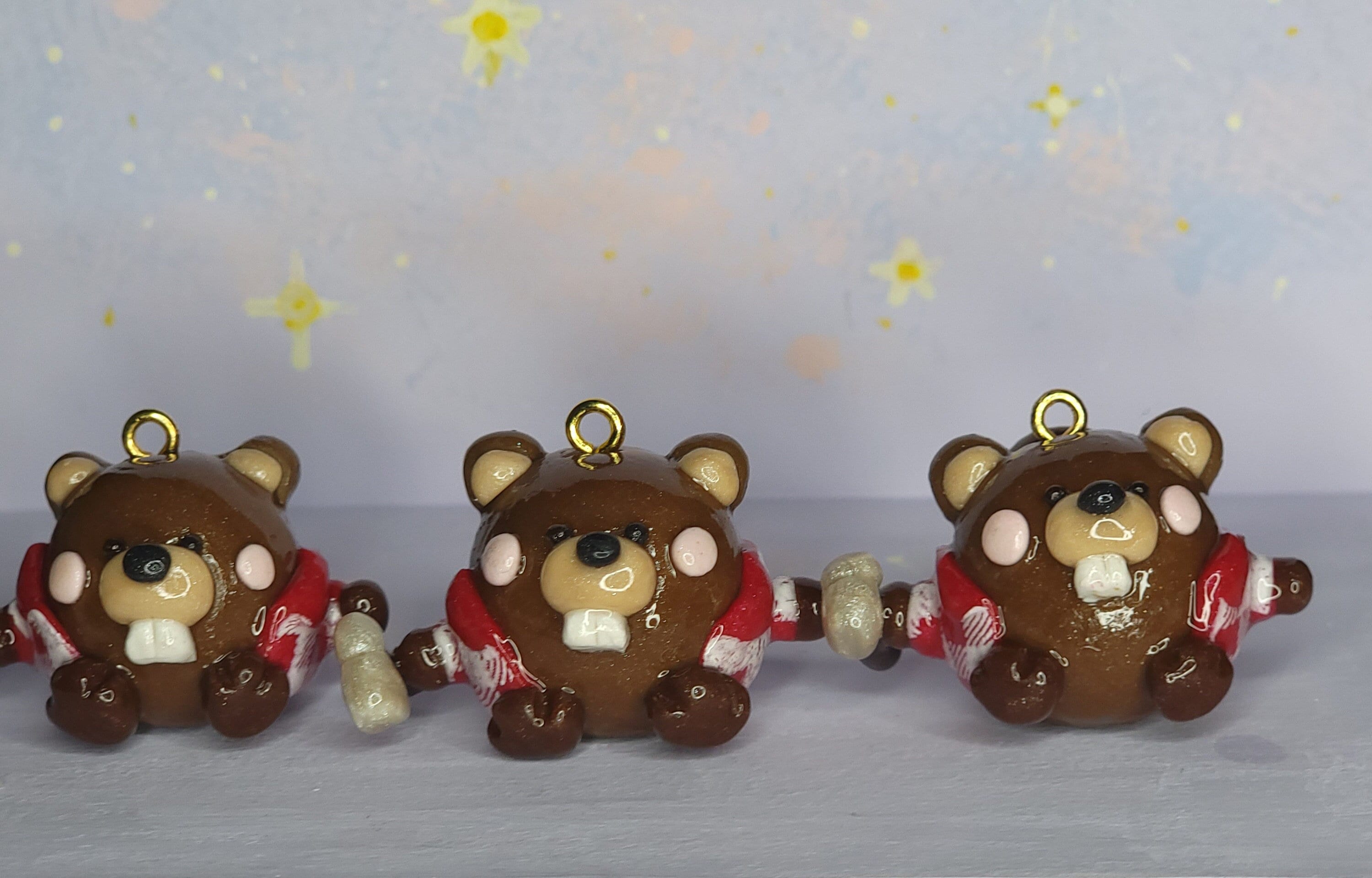 Lumberjack Beaver Charms