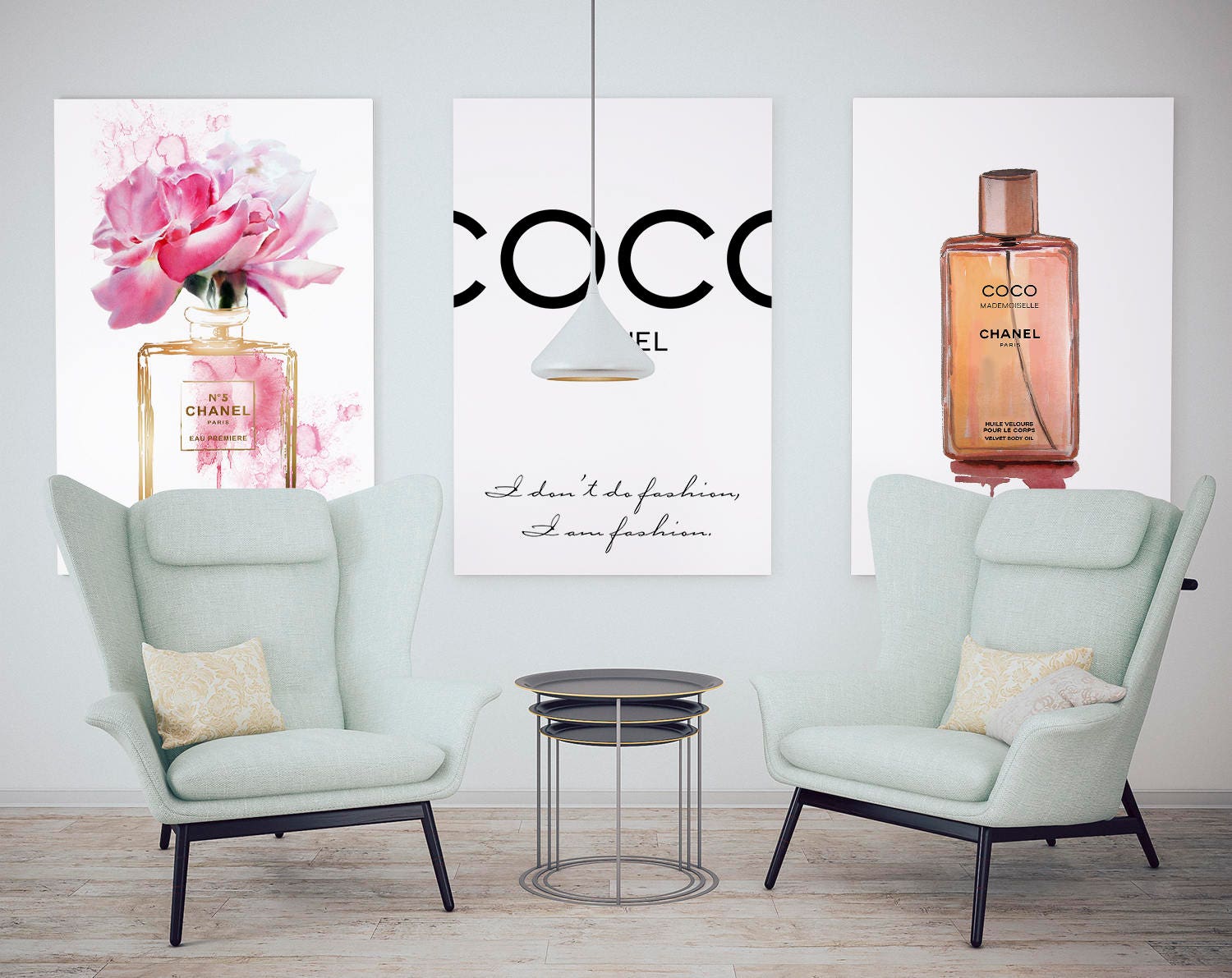 Fashion Prints Coco Chanel Wall  Art Coco Chanel  Perfume