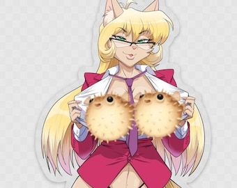 Adesivo fustellato sexy con la vicesindaca Cat Woman