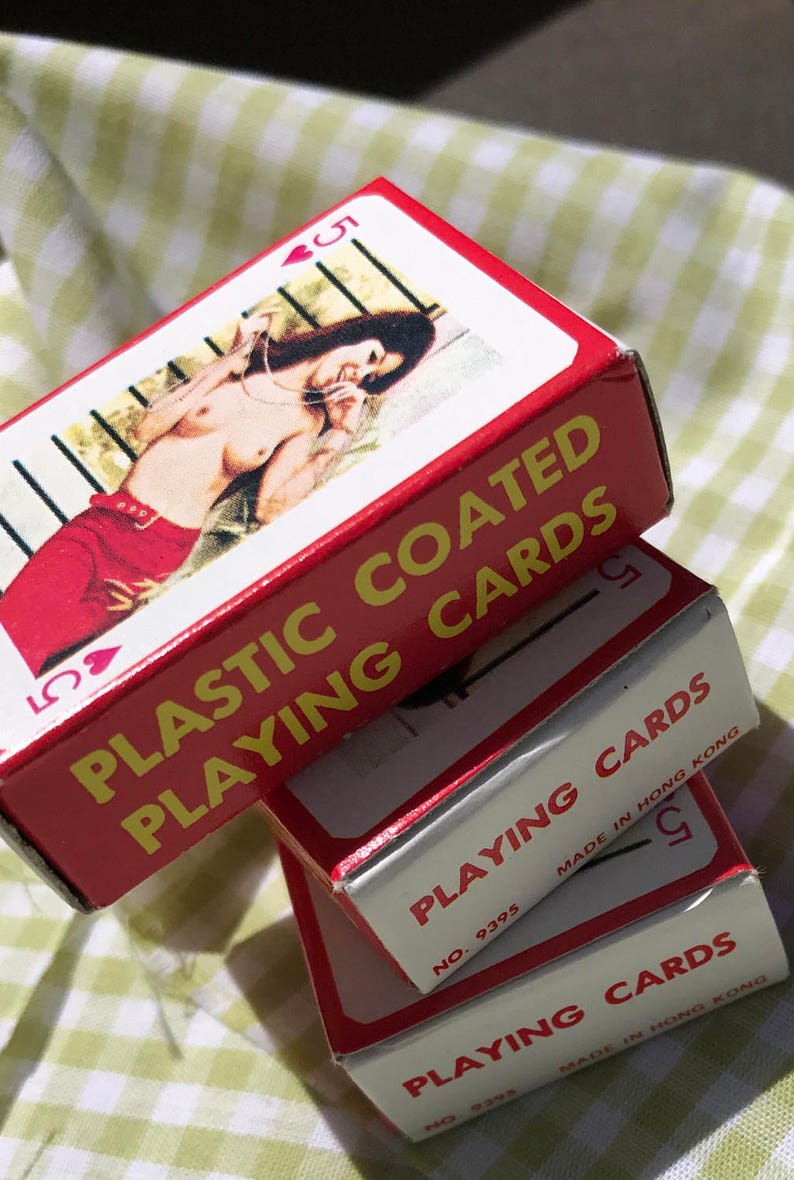 vintage nude playing cards stag - Deck of Honey Naughty ...