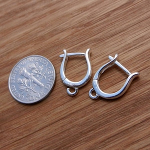 Sterling Silver Lever Back Earring Findings 925 Ear Wires