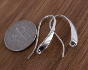 Sterling Silver Earring Hooks Dangle Ear Wires Jewelry Findings