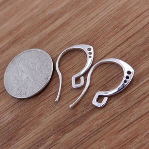 925 Sterling Silver Hook Earrings Dangle Ear Wires Findings