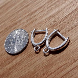Top Quality Sterling silver lever back earrings leverback ear wire earring hoops