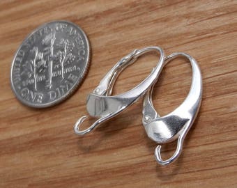 The Most Beautiful Sterling silver lever back silver earrings leverback ear wire lever back earrings lever back earrings findings jewelry
