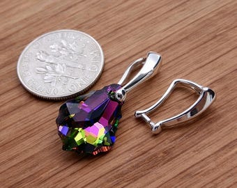 Sterling Silver Pinch Bail for Pendant Jewelry Making & Beading Findings Bails