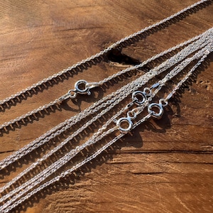 Sterlingzilveren ankerketting 1,2 mm 40 cm 45 cm 50 cm