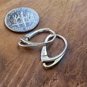 Sterling Silver 925 Lever back Ear Wires Findings Gold and Rose Gold Plated