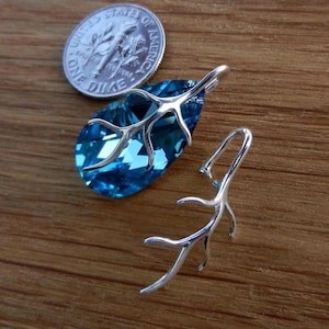 Sterling Silver Pinch Bails for Pendants 925 Findings for Drilled Stones