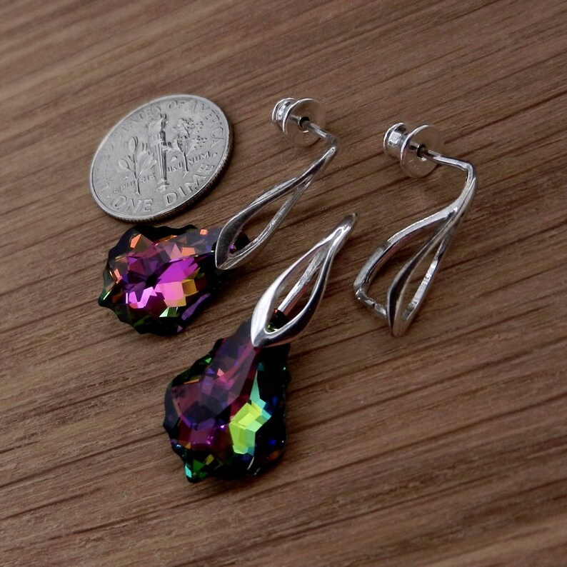 Rose Gold Sterling Silver Pinch Bails Pendant Necklace Bails Etsy