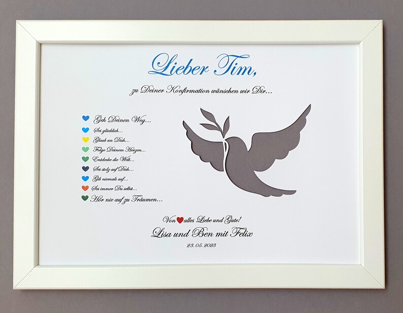 Geldgeschenk zur Konfirmation, Konfirmationsgeschenk Mädchen und Jungen