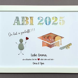 Abitur Geldgeschenk, Geschenk Abitur, individuelles Geschenk zum Abiturabschluss, Geldgeschenk Abi, Geldgeschenk Abitur 2025, Steinbild