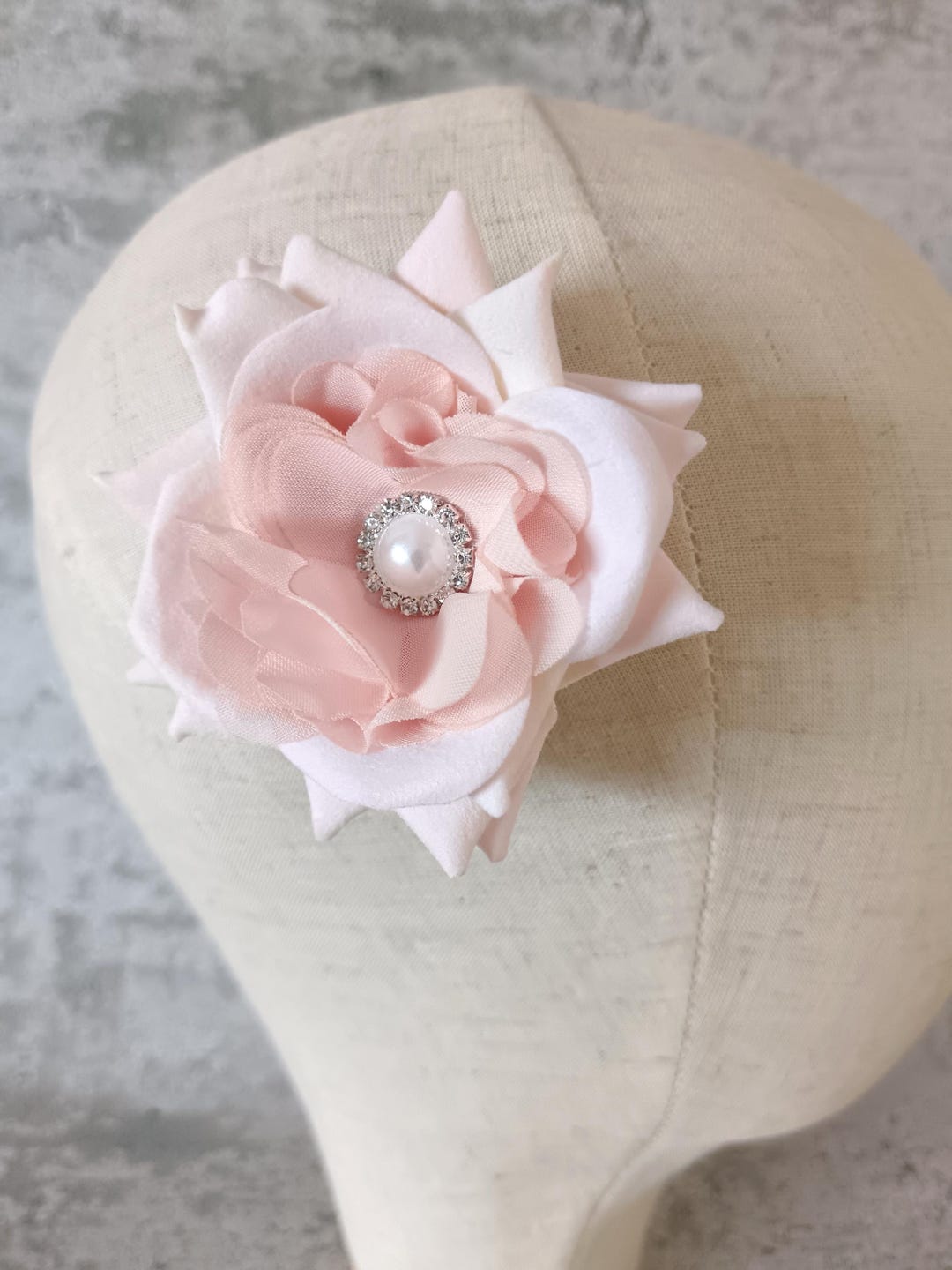 ヘアアクセサリー Herlipto rose satin hairclip rose pink 9月