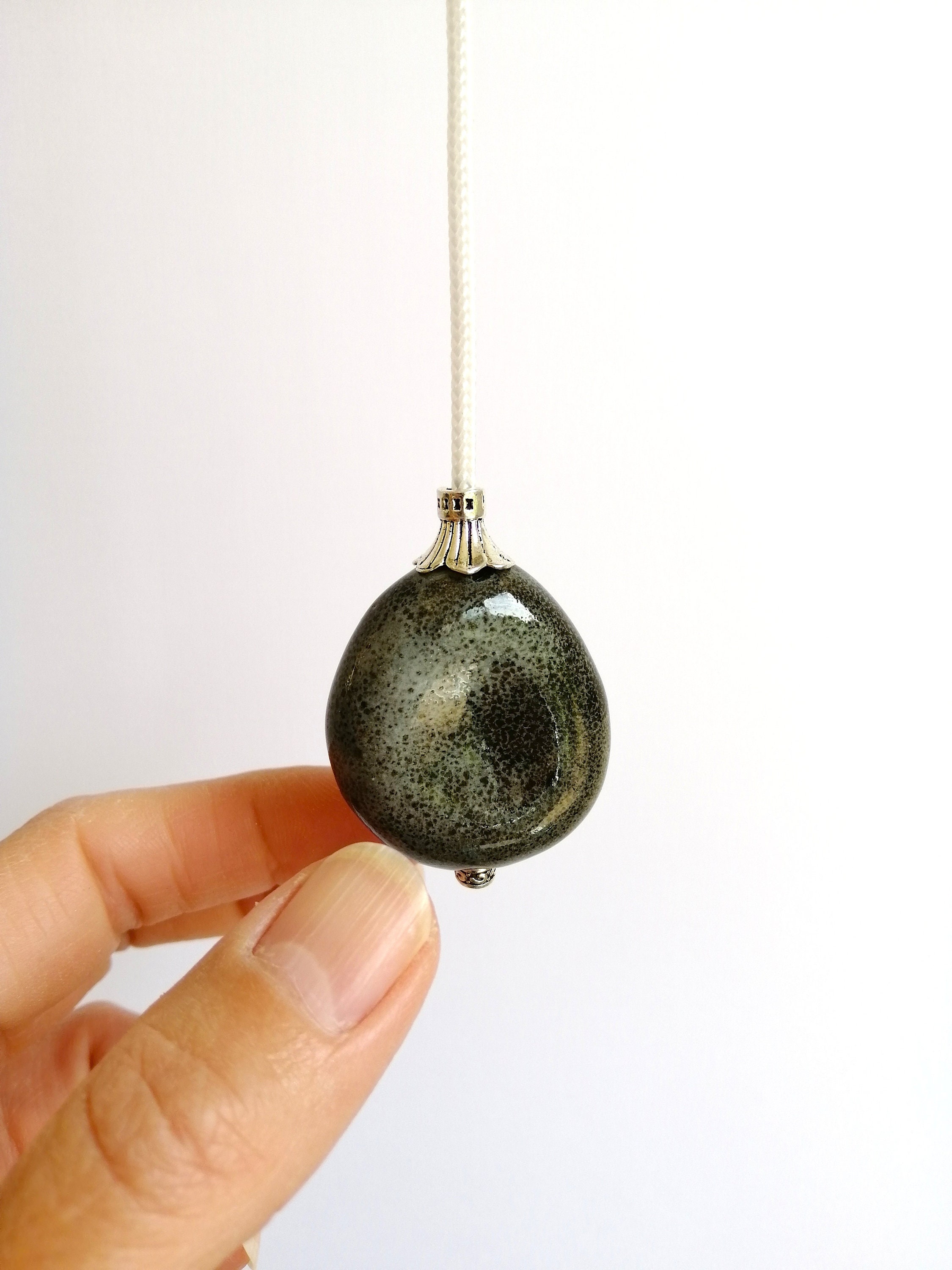 Light pull bathroom light pull cord with beads Ceramic light Etsy