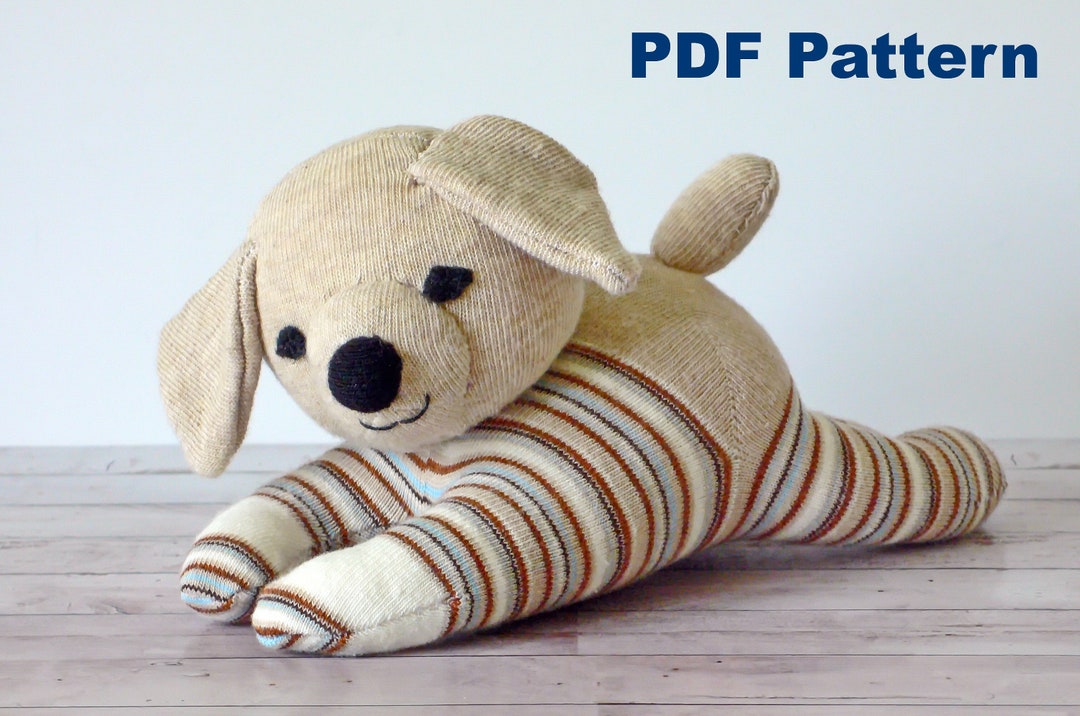 Sock Puppy Dog Sewing Pattern DIY Handmade Sock Puppies PDF Pattern Instant Download, Soft Toy Tutorial, Soft Animal Sewing Pattern - Etsy