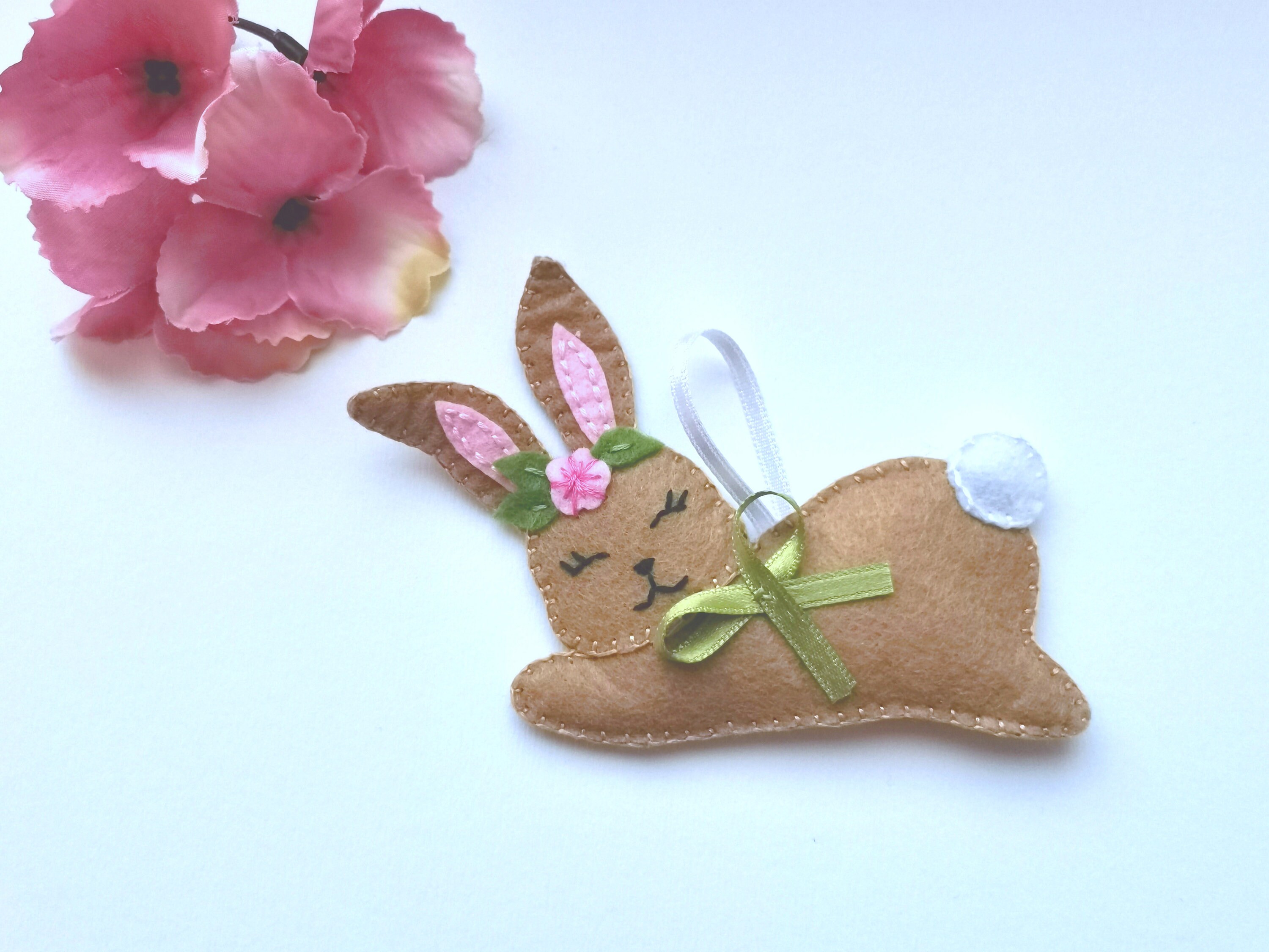 Easter Bunny Ornament PDF Sewing Pattern, Spring Decor Handmade Gift ...