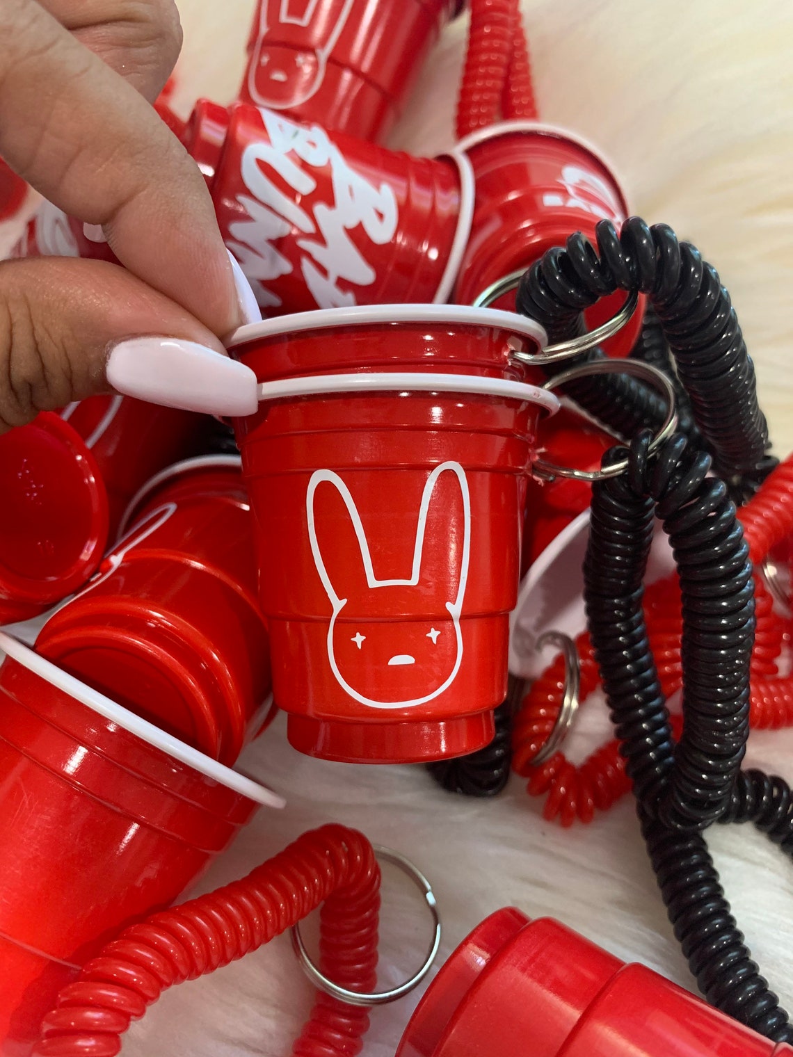 Bad Bunny Solo Shot Cups / Bad Bunny Adult Drink Reusable / | Etsy