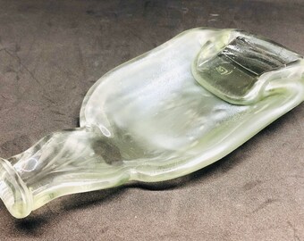 Slumped The Balvenie Scotch Bottle,Fused art glass spoon rest