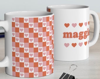 Personalized Valentines Day Mug Custom Valentines Day Mug With Name Valentines Day Basket Valentines Day Kids Gift Valentines Gift for Wife