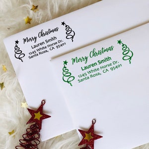 Christmas Return Address Labels Holiday Address Labels - Etsy