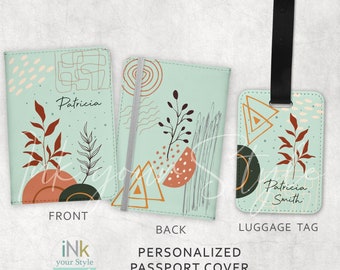 Personalized Passport holder | Personalized Passport Cover | Personalized Luggage Tag/Personalized girls trip gift/Personalized travel Gift