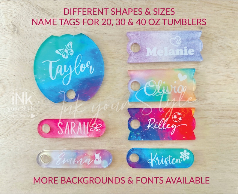 Name Tag for Stanley Tumblers/personalized Stanley Name Plates ...