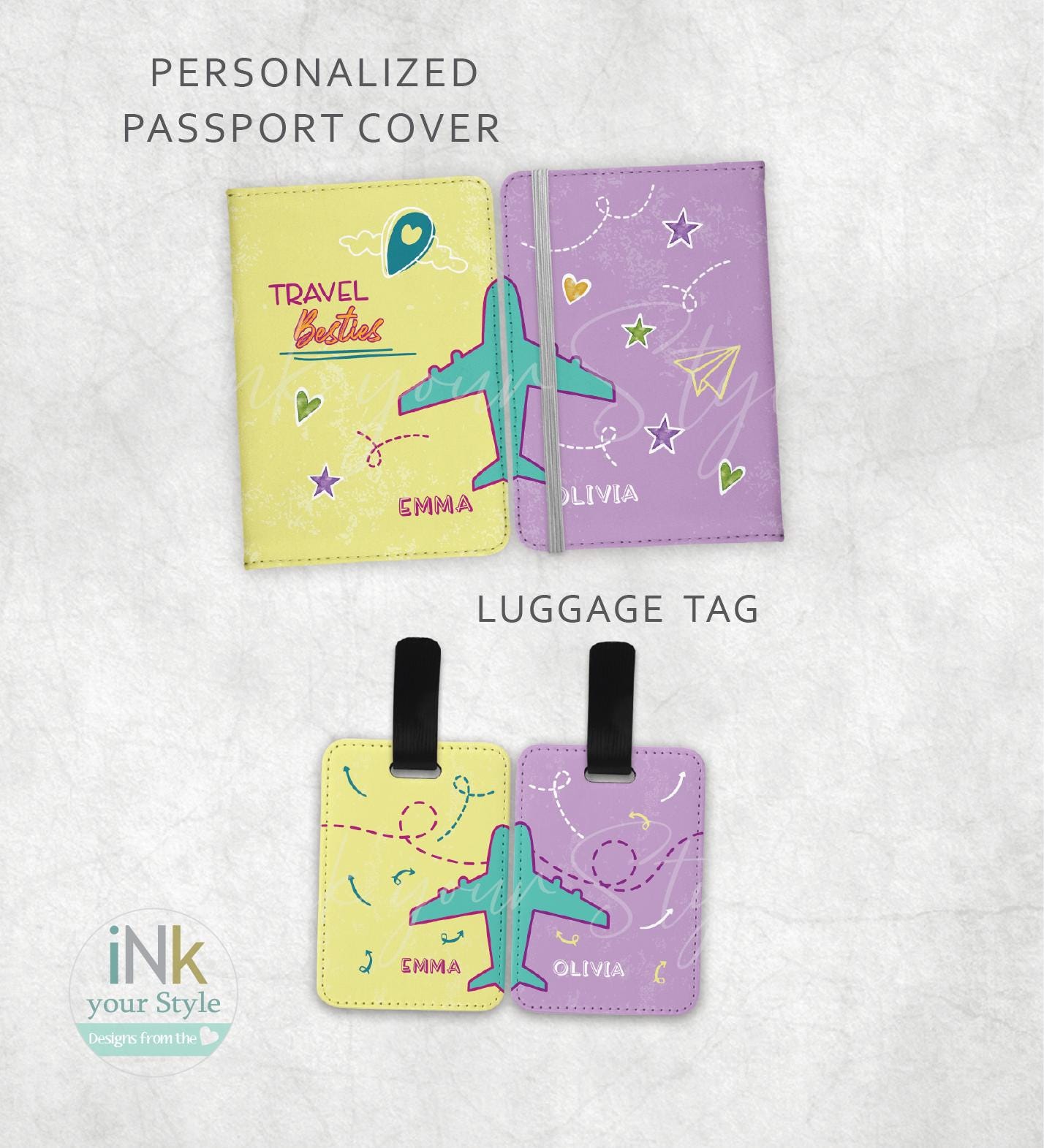 Passport Cover Line Friends Popsocket Personalized Passport Holder