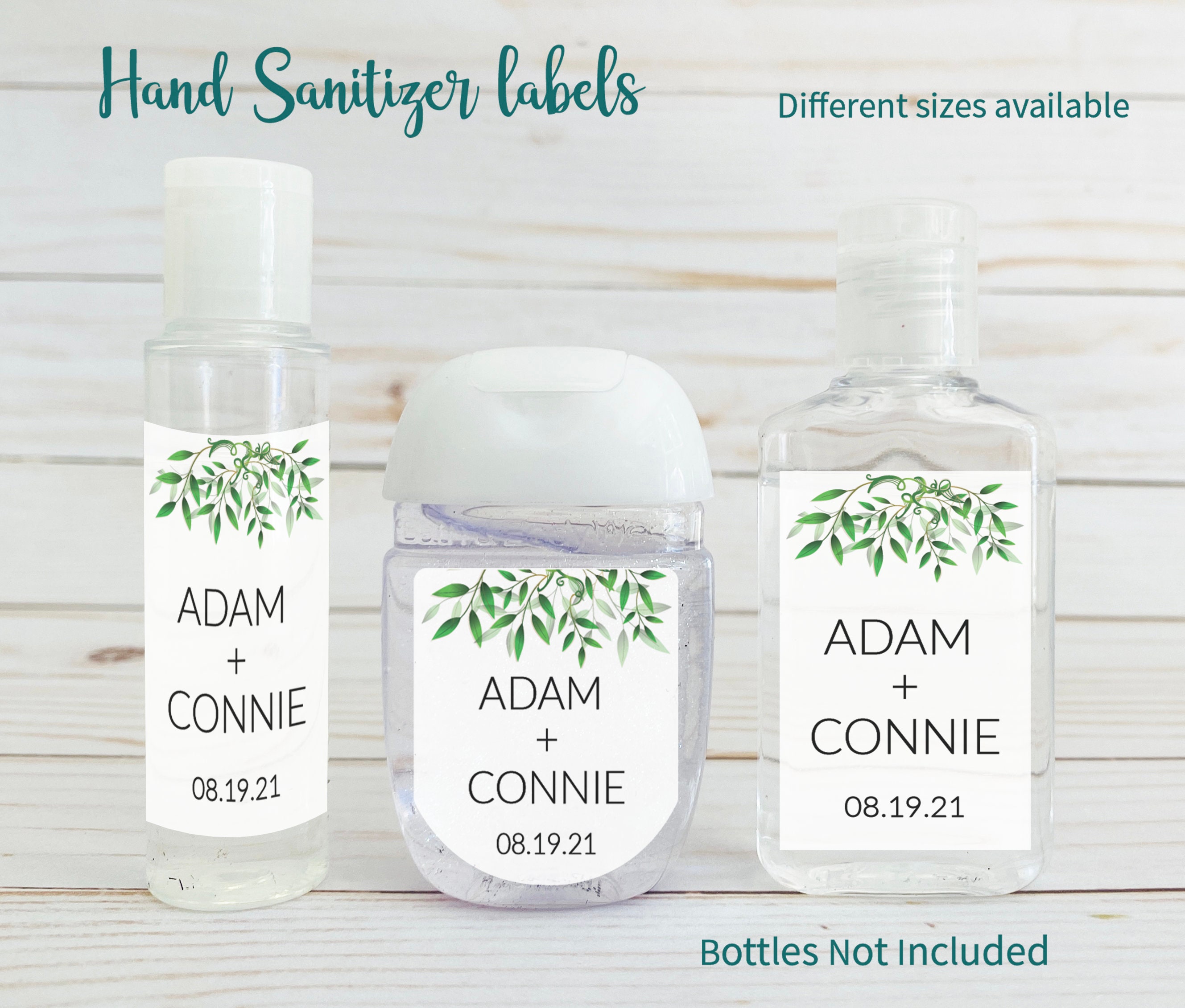 30 Personalized Hand Sanitizer Labels/ Wedding Favors Etsy Australia