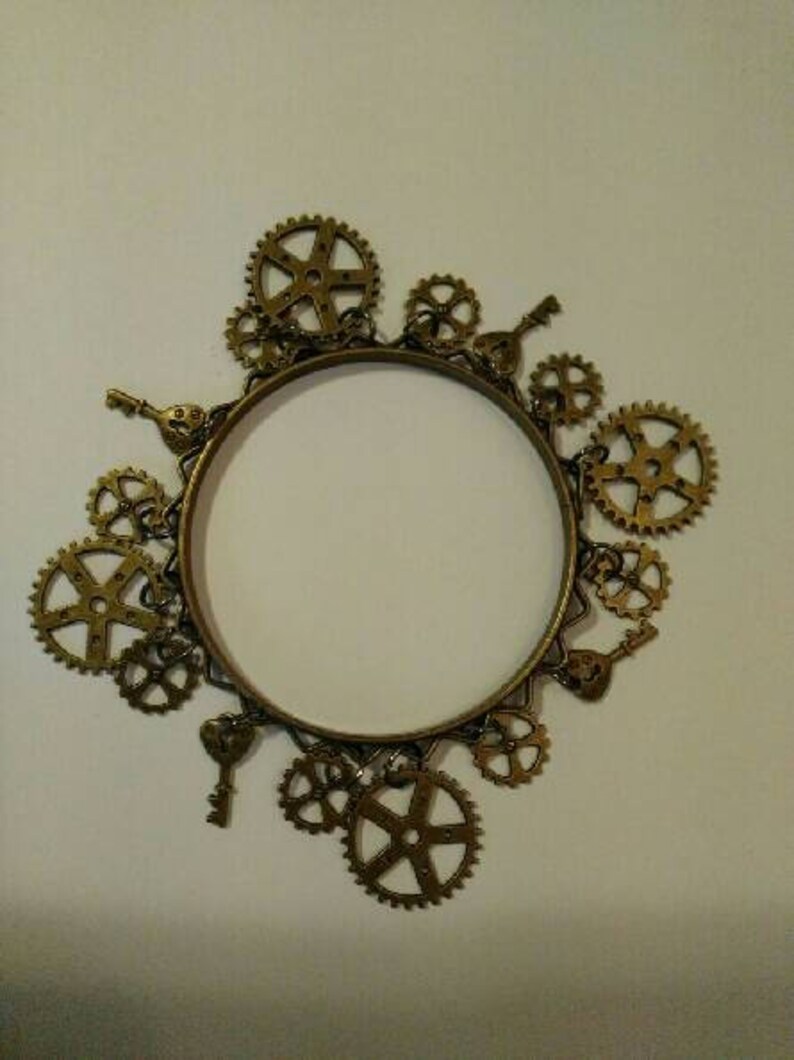 Key and Gear Bracelet